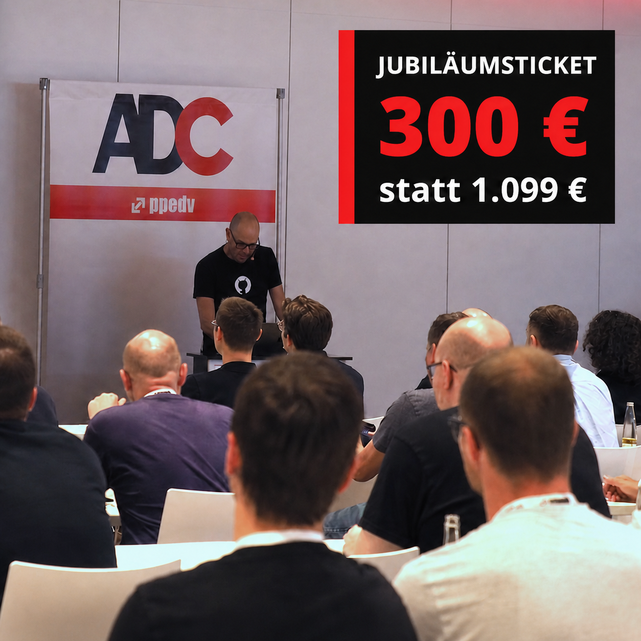 ADC Jubiläumsticket für 300 Euro statt 1.099 Euro